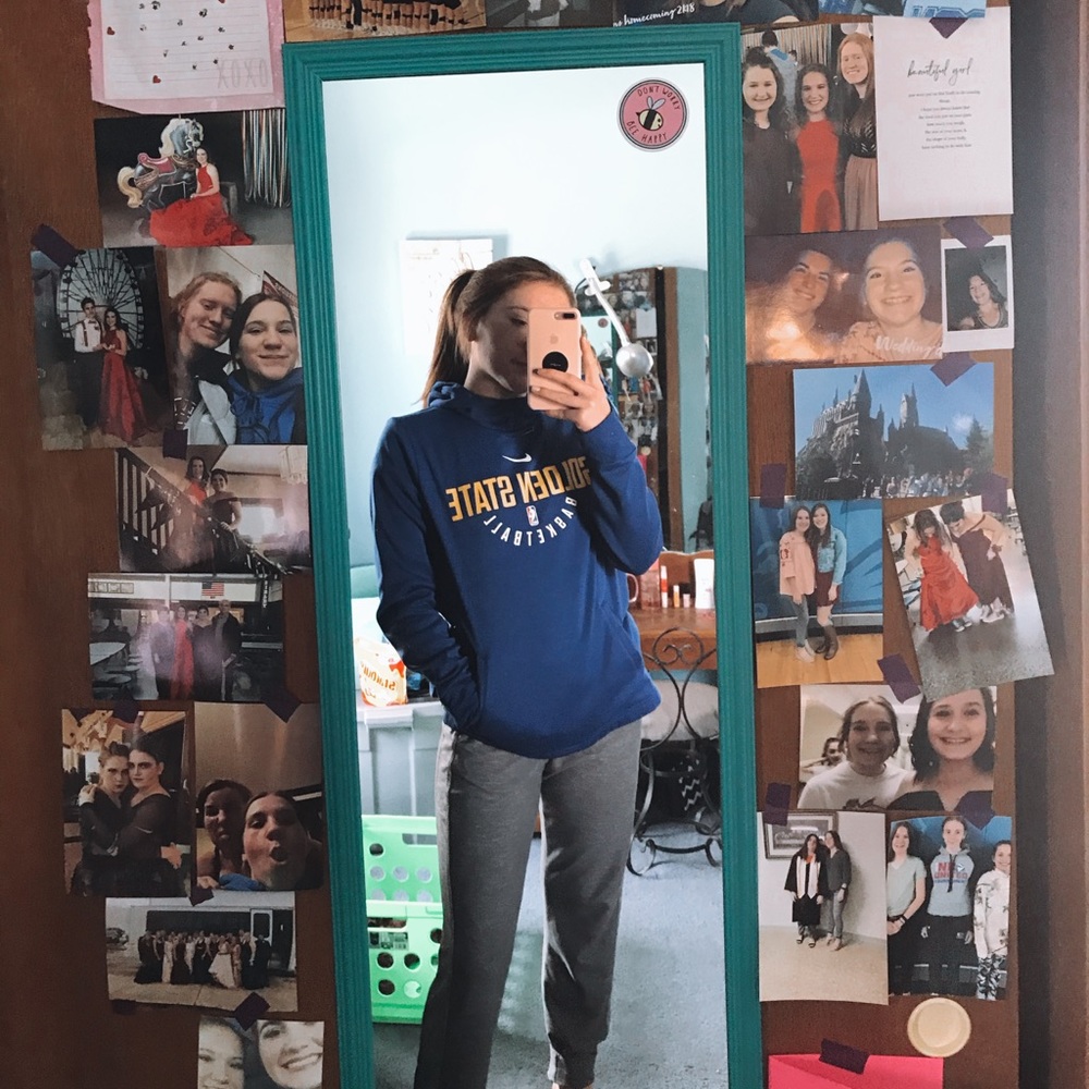 NBA Nike golden state basketball sweatshirt